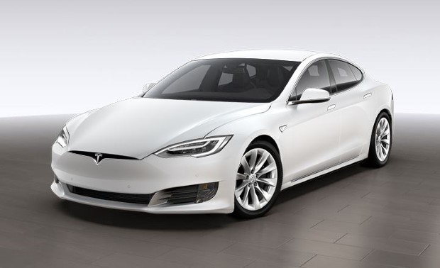 Tesla Model S weiß
