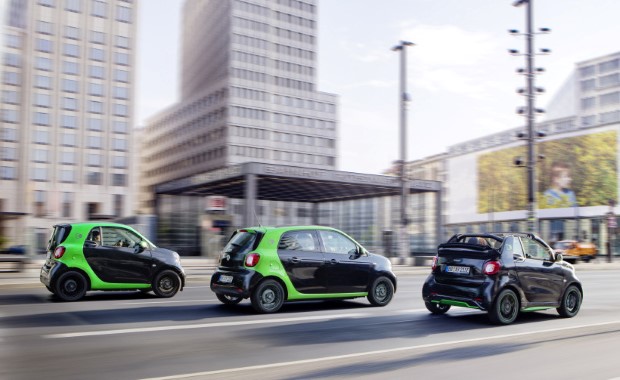 Smart electric drive modelle hinten