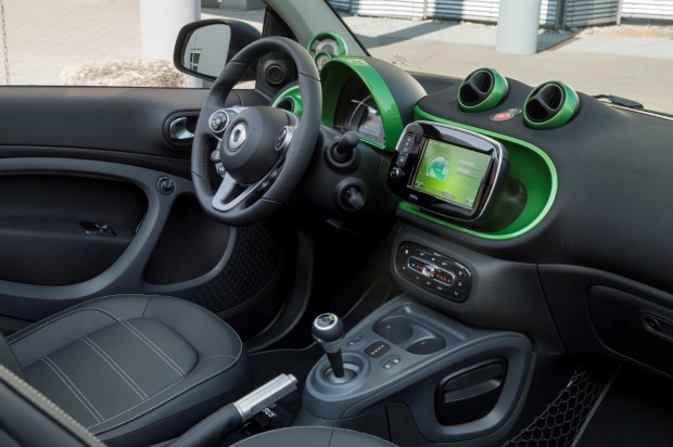 Smart fortwo electric drive innenraum