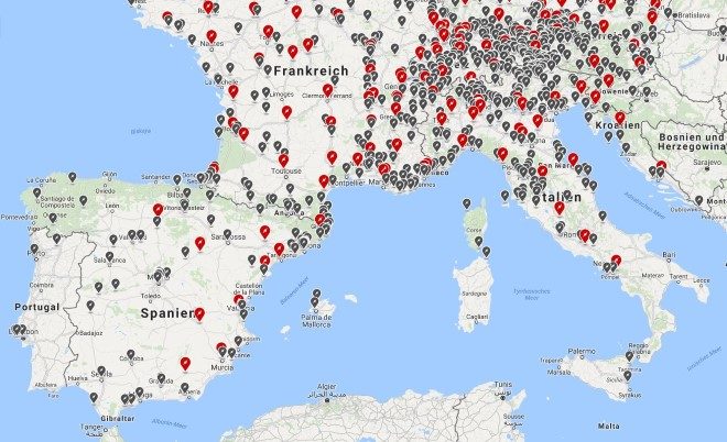 Supercharger Destination Charger Tesla Urlaub Ferien Sommerurlaub