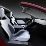 Tesla Roadster 2020 rot innenraum