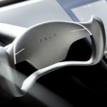 Tesla Roadster 2020 rot lenkrad steering wheel