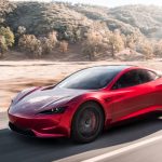 Tesla Roadster 2020 rot seite