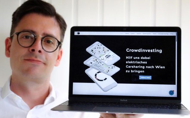 Caroo Crowdinvesting carsharing crowdfounding macbook apple wien elektromobilitaet