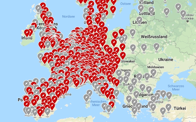 supercharger map karte stand 2019