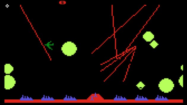 Atari-Missile-Command-spaß mit dem tesla model 3