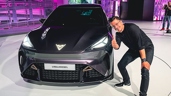 Cupra UrbanRebel Weltpremiere günstiges E-Auto im Volkswagen Konzern